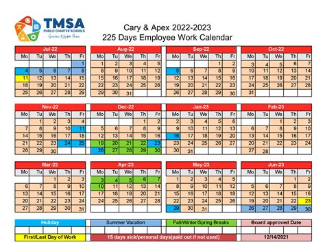 Tmsa Calendar
